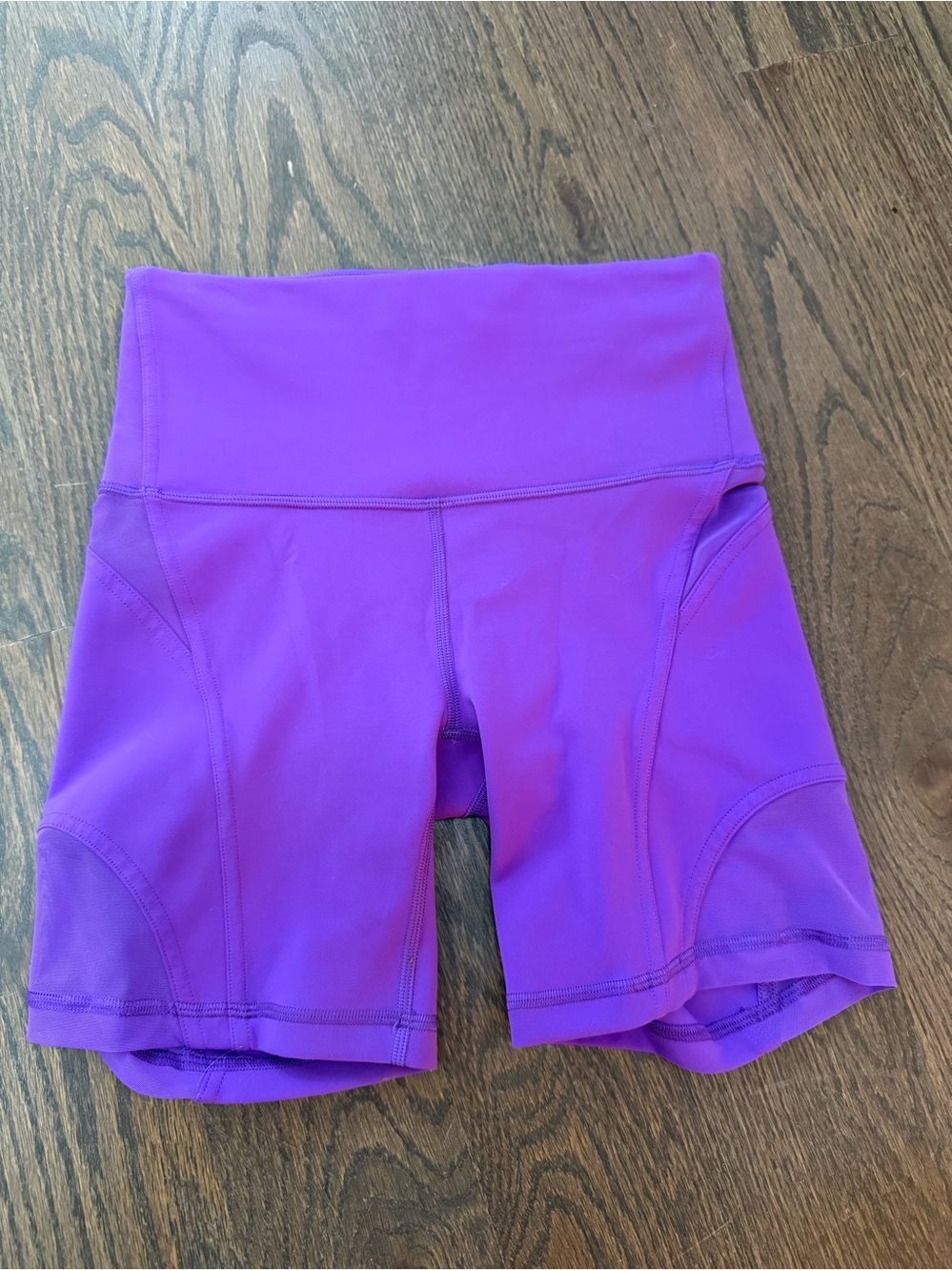 Lululemon High-Waist Purple Women’s Active Bike Shorts